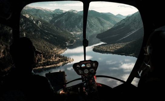 helicopter view